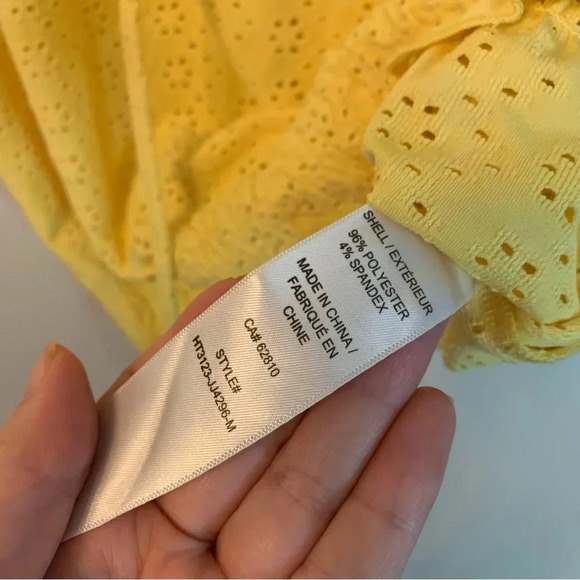 Ricki’s Yellow  Perforated blouse S - Picture 3 of 8